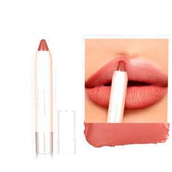 Easilydays Nude Matte Velvet Crayon Lipstick, Moisturizing Lightweight Creamy Lip Color, Waterproof Long-Lasting Crayon Lip Gloss for Women, Non-Sticky, Ultra Matte Lip Liner Pen for Women (#05)