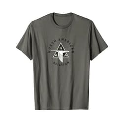 Military clothing aircraft of WW2 North American Aviation T-Shirt, Small, Grey