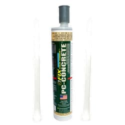 PC Products 72561 PC-Concrete Two-Part Epoxy Adhesive Paste for Anchoring and Crack Repair, 8.6 oz Cartridge, Gray