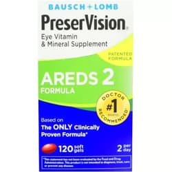 PreserVision AREDS 2 Vitamin & Mineral Supplement 120 Count Soft Gels (Limited Edition)