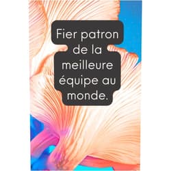 Strat 7 Fier patron de la meilleure équipe au monde.: Carnet ligné, Log, Planner, journal, Pocket Posh Sassy. Haute qualité - 120pages (French Edition)