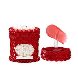 Flower Knows Strawberry Cupid Cake Lip Cream,Long Lasting Coral Red Matte Lipstick,Hydrating Lip Stain,Transfer & Smudge-Proof Velvet Liquid Lipstick for Girls&Women,0.17 Fl Oz(V07 Fig)