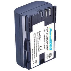 Power 2000 Power2000 Vidpro Ultra High Power and Rechargeable 7.4 Voltage Battery Replacement with Built-in Safety Fuse for Canon LP-E6NH