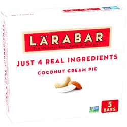 LÄRABAR Larabar Fruit and Nut Bar, Coconut Cream Pie, Gluten Free, Vegan, 5 ct, 8.5 oz