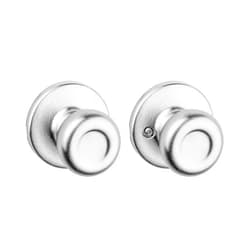 Kwikset Tylo Interior Passage Door Knob, Handle For Closet and Hallway Doors, Non-Locking Doorknob, Satin Chrome
