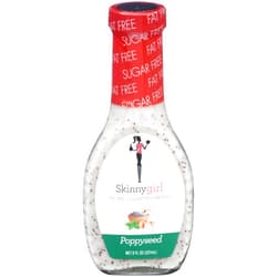 Skinnygirl Sugar Free Gluten Free Salad Dressing, Poppyseed, 8 Ounce