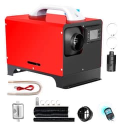 VEVOR Diesel Air Heater, One Outlet Hole, with Black LCD, 8KW Parking Heater, All in One 12V Truck Heater, Remote Control, Fast Heating Diesel Heater, For RV Truck, Boat, Bus, Car Trailer, Motorhomes
