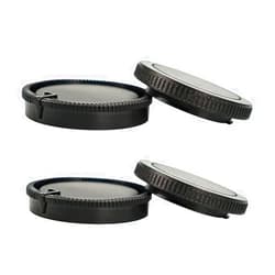 NIYI 2Sets Camera Body Cap and Rear Lens Cap Cover for Sony A A-TypeMinolta AF Mount Camera and Lenses Rear Lens Protector Cover and Body Protector Set