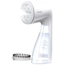 HiLIFE Steamer for Clothes, 1100W Clothes Steamer, Fast Wrinkle Removal with Large 300ml Tank, Ideal for All Fabrics, Easy to Use, Compact and Portable Travel Garment Steamer (white)