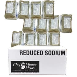 Chef 5 Minute Meals - Reduced Sodium Meal Kits - Emergency Meals - Ready to Eat MRE