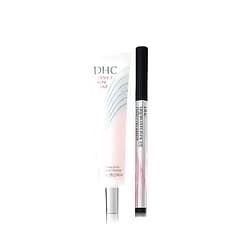 DHC Velvet Skin Coat, Mattifying Makeup Primer, minimizes look of pores, fine lines, and imperfections, 0.52 oz. Net wt. & DHC Liquid Eyeliner EX, Water-Resistant, All-Day Wear, Black, 0.01 fl. oz.