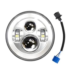 KXGTY 7 Inch Motorcycle LED Headlight For Harley Davidson Fat Boy Road King Street Glide Electra Glide Heritage Softail Slim 114 117 Ultra Limited Tri CVO Ultra Classic Switchback Freewheeler Deluxe 107