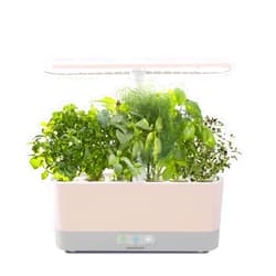 AeroGarden Harvest Slim Indoor Garden Hydroponic System with LED Grow Light and Herb Kit, Holds Up to 6 Pods, Pink