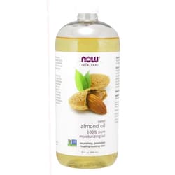 NOW Foods Solutions, Sweet Almond Oil, 100% Pure Moisturizing Oil, Promotes Healthy-Looking Skin, Unscented Oil, 32-Ounce
