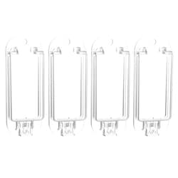 YBEATY 4 PCS Light Switch Guard Cover Clear Proof Wall Switch Cover Guard Proof Wall Switches Guards Keeps Lights or Switches from Accidentally Turned On or Off for Toggle Light Protects (Transparent)
