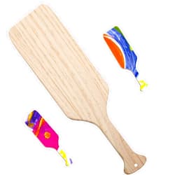 Winspeed 15 inch Greek Paddle, Winspeed Solid Pine Sorority Fraternity Paddle with Smooth Surface, DIY Unfinished Wooden Paddle for Painting / Engraving / Home Decoration / Craft