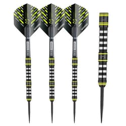 Winmau Michael Van Gerwen MvG Assault 90% Tungsten Darts Set with Flights and Stems (Shafts)