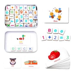 Coogam Magnetic Letters Numbers Alphabet Fridge Magnets ABC 123 Educational Toy Set Preschool Learning Spelling Counting Uppercase Lowercase Math for 3 4 5 Years Kid Toddler