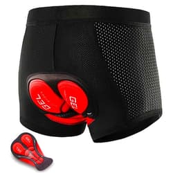 NuCamper Men's Cycling Underwear Biking Shorts 5D Gel Padded MTB Liner Breathable Quick-dry Mountain Bike Riding Undershorts