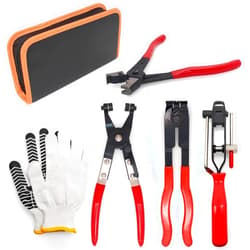 RUITONDA CV Joint Boot Clamp Pliers Hose Clamp Pliers ATV CV Axle Boot Clamp Pliers Clic-R Type Pliers Tool Set for Most Car