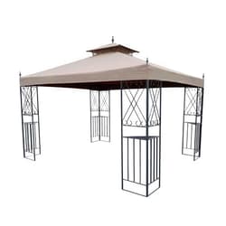 APEX GARDEN Replacement Canopy Top for 10' x 12' Monterey Gazebo #L-GZ288PST-4H / L-GZ288PST-4D