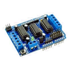 QUOKJHGP L293D Motor Drive Shield Module for Arduino Mega and UNO - Ideal Motor Speed Controller for Computer Components and Single Board