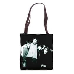 Simon Fowler Photography Britpop Band Blur B&W Portrait By Simon Fowler Tote Bag