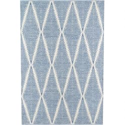 Momeni Erin Gates by Momeni River Beacon Denim Hand Woven Indoor Outdoor Area Rug 2' X 3'