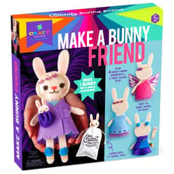 Ann Williams Group Craft-tastic – Make a Bunny Friend Craft Kit – Learn to Make 1 Easy-to-Sew Stuffie with Clothes & Accessories Make a Bunny Friend Craft Kit Craft Kit