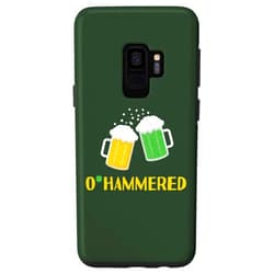 O'Hammered Funny St. Paddy's Day Drink Beer Irish Galaxy S9 O'Hammered Funny Drinking St. Patrick's Day 2022 Beer Lover Case