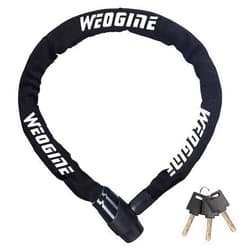 Weogine Bike Chain Lock, Heavy Duty Anti-Theft Bicycle Chain Lock, 2.72 Ft Security Bike Locks with 3 Keys, Waterproof Lock Chain for Bike, Bicycle, Scooter, Motorcycle, Door, Gate, Fence