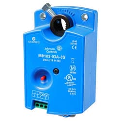 Johnson Controls M9104-IGA-3S Series M9104 Electric Non-Spring-Return Actuator, Floating or On/Off Control, 4 Nm Torque, M3 Screw Terminals