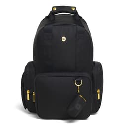 HUGGIES Unisex-adult Signature Hug Pack Diaper Backpack, Black, One Size
