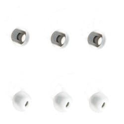 CYADCI Earbud Tips Medium 3 Pairs Soft and Comfortable Silicone Earbud Tips Noise Isolation Tips White Earbud Replacement Tips Compatible with Bose SoundSport Freestyle /IE2 /IE3 Earphones