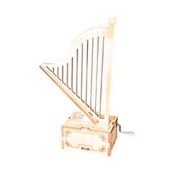 C·YAZOO CYAZOO 3D Wooden Puzzle for Adults Music Box-DIY Musical Instrument Harp Model Building Kits-Hands Craft for Home and Office Decoration-Best Gifts for Kids/Boys/Girls/Friends