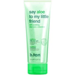 B.TAN Aloe Vera Gel for Face & Body | Say Aloe to My Little Friend - Ultra Hydrating, Soothing After Sun Lotion Aloe Gel with Vitamin E, Sunburn Relief, 7 Fl oz, 2-Pack