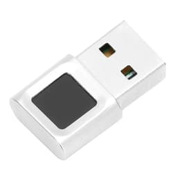 Pomya USB Fingerprint Reader for Windows Hello, Portable Security Key Biometric Fingerprint Scanner 0.5 Seconds 360 Degree Detection, for Win 10/11 32/64 Bits