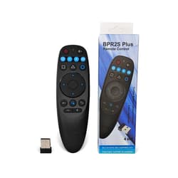 BOXPUT Android Universal Remote with Air Mouse, BT Voice Remote 2.4G USB Remote Control Support IR Learning 6-Axis Gyro for Android TV Box TV Stick Smart Streaming Devices (BPR2S Plus)