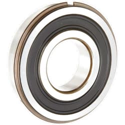 ORS Black Olive Oil ORS 6312 2RS NR C3 Deep Groove Ball Bearing, Single Row, Double Sealed, Steel Cage, C3 Clearance, ABEC 1 Precision, 60mm Bore, 130mm OD, 31mm Width