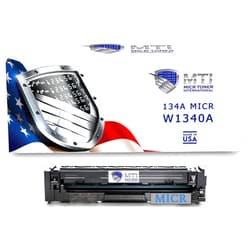 Renewable Toner 134A MICR Toner W1340A Magnetic Ink Modified for Check Printing by MTI Using a New OEM Cartridge from HP Laser Pro M209dw M209dwe MFP M234dw M234dwe M234sdw M234sdwe