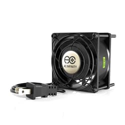 AC Infinity AXIAL 8038, Quiet Muffin Fan, 120V AC 80mm x 38mm Low Speed, UL-Certified for DIY Cooling Ventilation Exhaust Projects