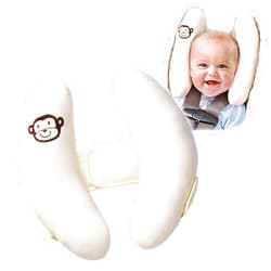 StoHua Adjustable Travel Pillow for Infant, Portable Head Support for Car Seats for Newborn, Head Support Pillow for Baby, Headrest Pillows for Cars, Rest Baby's Head Comfortably