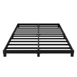 LECEVOCY Queen Bed Frame - 4 Inch Platform Low Bed Frame, 3600lbs Heavy Duty Metal Bed Frame, Queen Bed Frame No Box Spring Needed - Easy Assembly and Noise Free