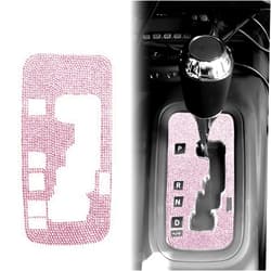 stymart Bling Gear Shift Box Frame Cover Trim Sticker, Center Console Interior Accessories Compatible with Wrangler 2012-2018 Universal Vehicle Decoration Accessories for Women Men(Pink)