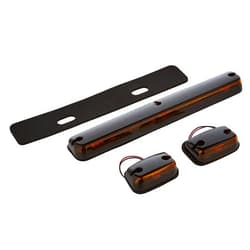 Pacer Performance 20-265 Hi-Five Amber Chevy Style Cab Roof LED Light Kit, (Pack of 3)