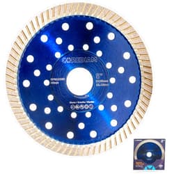COREDIAM 5 Inch Diamond Blade, Diamond Turbo Blade, for Cutting Granite, Marble and Other Stones, Wet/Dry Cut, 7/8