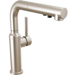 Delta Faucet Daneri Pull-Out Kitchen Faucet, Brushed Nickel Kitchen Faucets with Pull-Out Sprayer, Kitchen Sink Faucet, Faucet for Kitchen Sink with Magnetic Docking, Stainless 16879-SS-DST