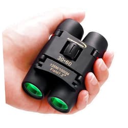 Aurosports 30X60 Small Binoculars for Adults Folding Bird Watching - Aurosports Mini Compact Binocular for Kids High Power Easy Focus Binoculars for Travel Hunting