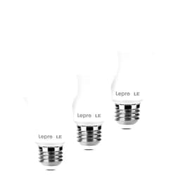 Lepro 100W Equivalent LED Light Bulbs, 14W 1500 Lumens Daylight White 5000K Non-Dimmable, A19 E26 Standard Base, 10000 Hour Lifetime, Pack of 3