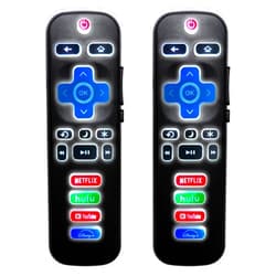Generic New Universal TV Remote Compatible Only for R-ku TVs Remote,Compatible for TCL R-ku/Hisense R-ku/Onn R-ku TVs (Not for R-ku Stick and Box) (Pack of 2)